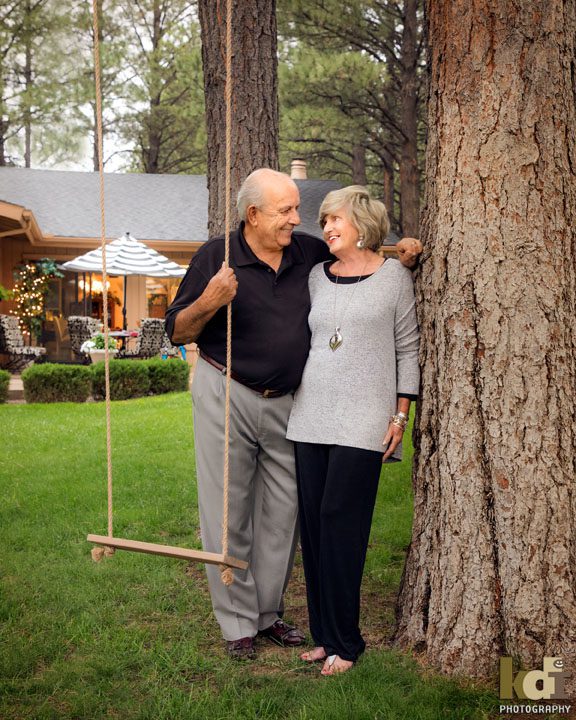 Flagstaff Couples Portrait , Married 60 Plus Years