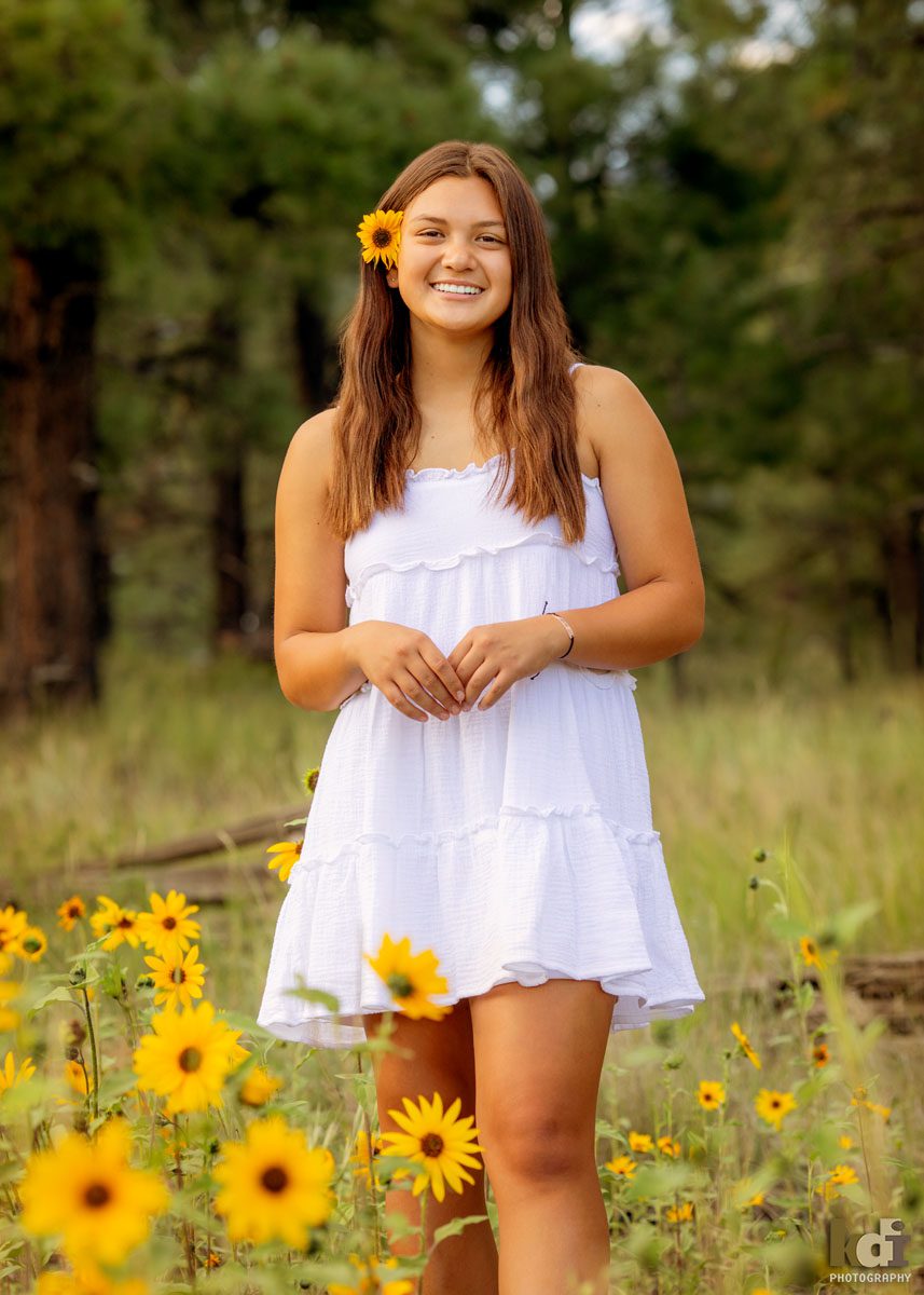 Summer Senior Photo, Northland Preparatory Academy (NPA) student, Flagstaff AZ, By KDI Photography