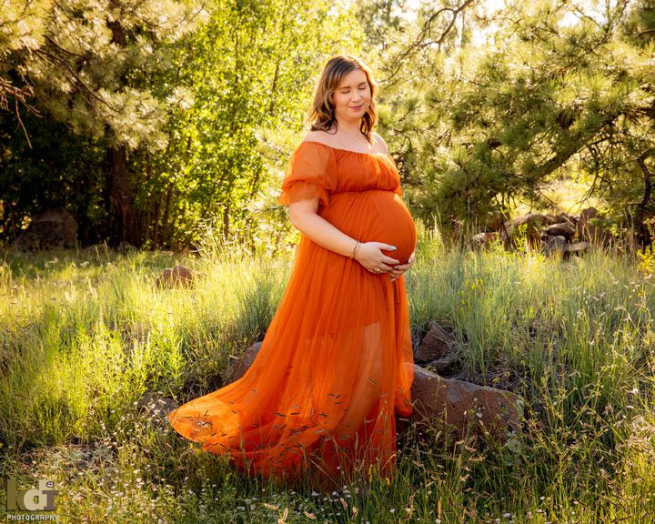 Summer Maternity Photos in Flagstaff with an Expecting Mother, by Flagstaff Pregnancy Photographer, KDI Photography