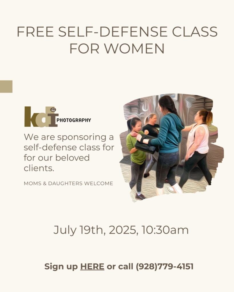 Graphic for Self-Defense Class sponsored by KDI Photography